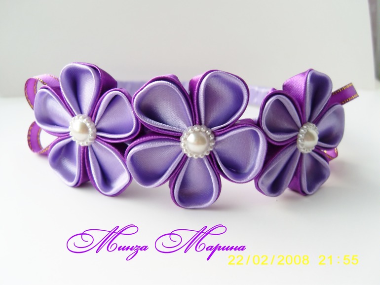 Наборчик - ободок с резинками