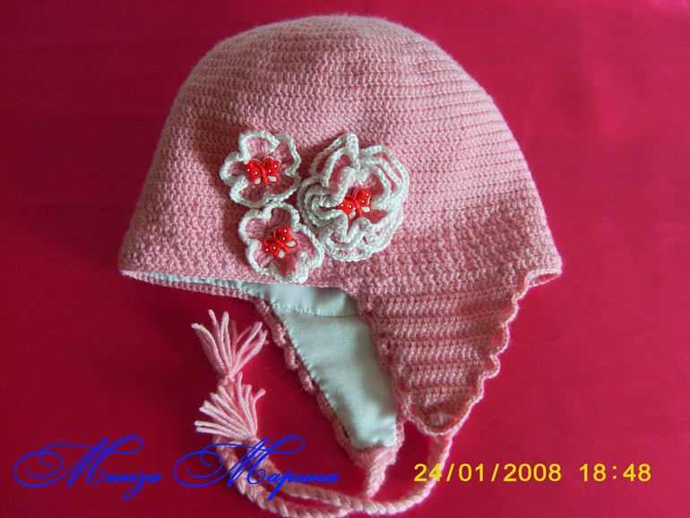Шапочка с подкладом