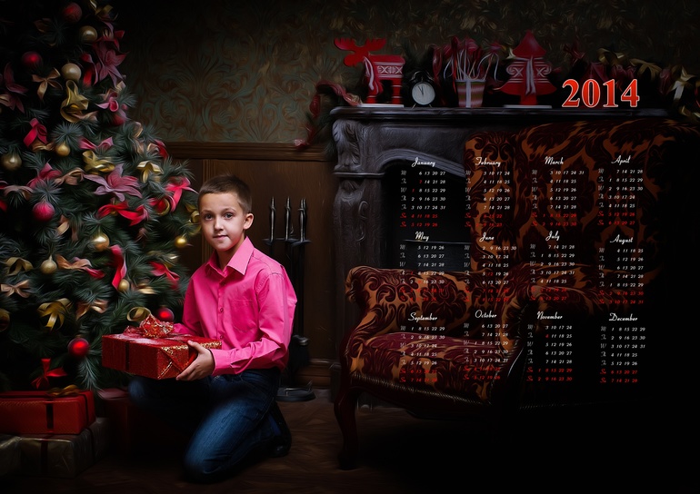 Бабушке с дедушкой на Новый год