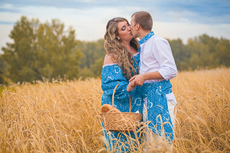 Ситцевая свадьба Елены и Алексея