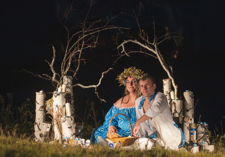 Ситцевая свадьба Елены и Алексея