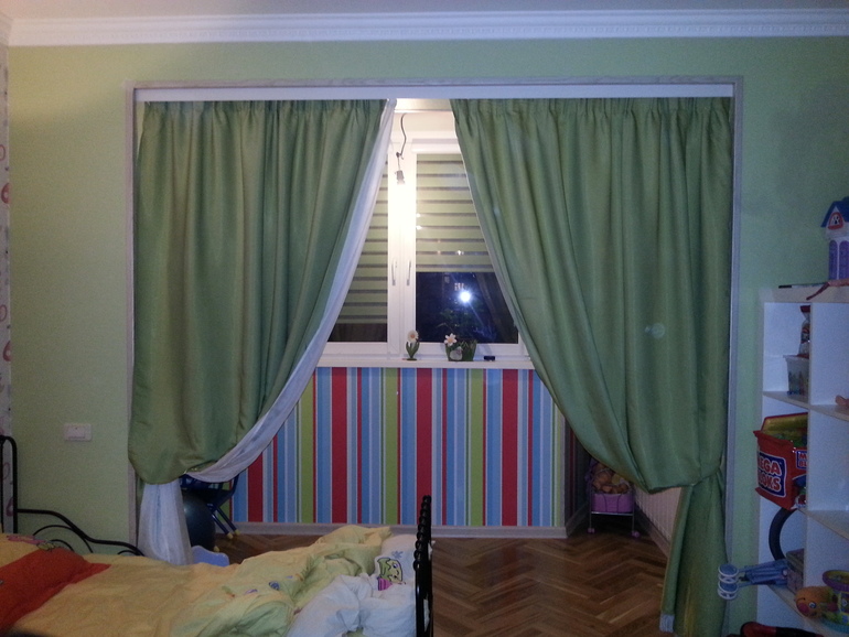 Ну вот и шторы.....