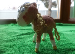 Лошадка из ваты своими руками