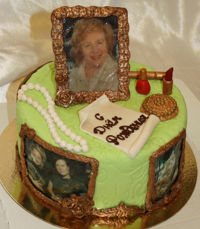 торт с фотографиями