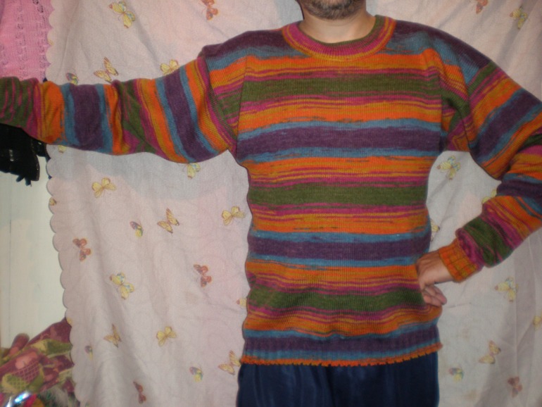 свитер для мужа.