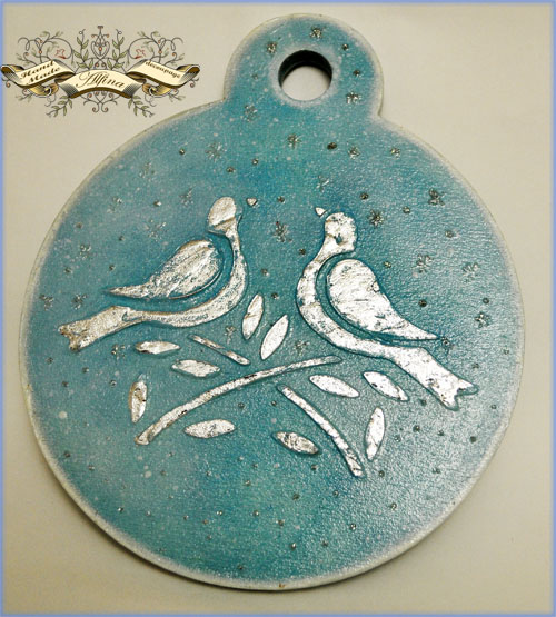 Настенная новогодняя игрушка-панно