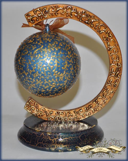 Интерьерные новогодние шары.