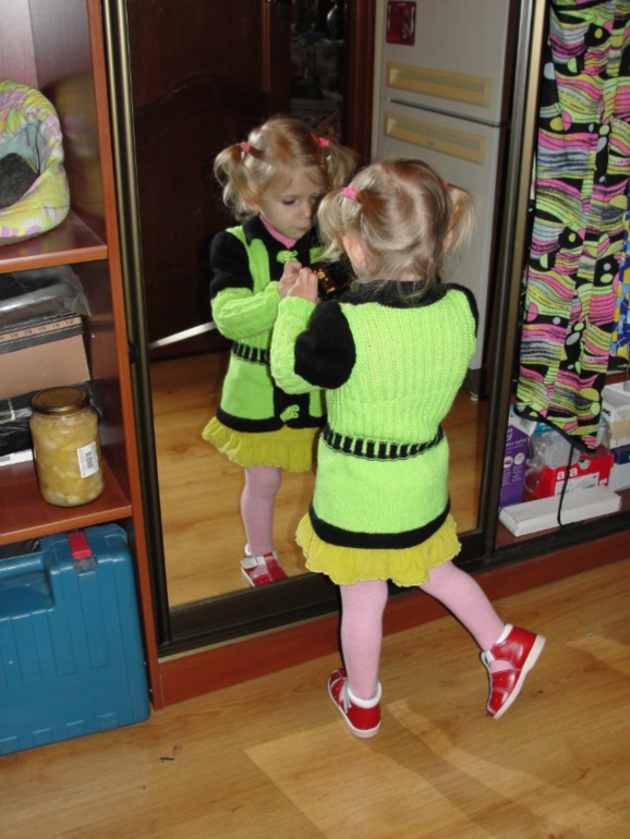 Моя первая кофточка)