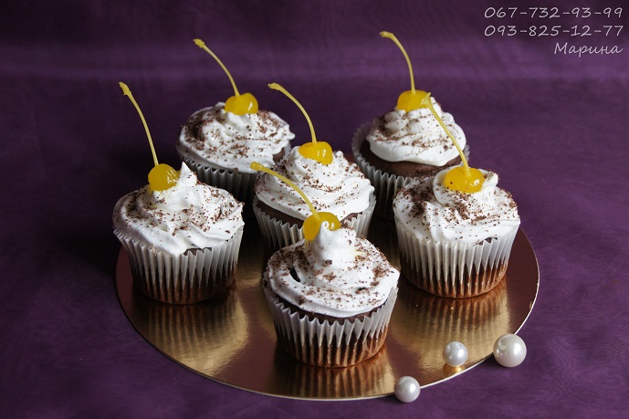 Шоколадные капкейки