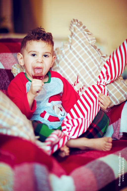 Предновогодняя семейная фотосессия