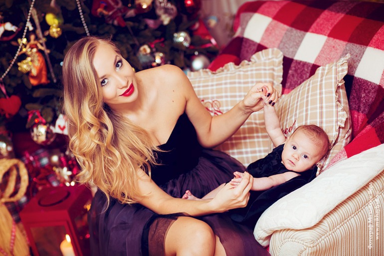 Предновогодняя семейная фотосессия