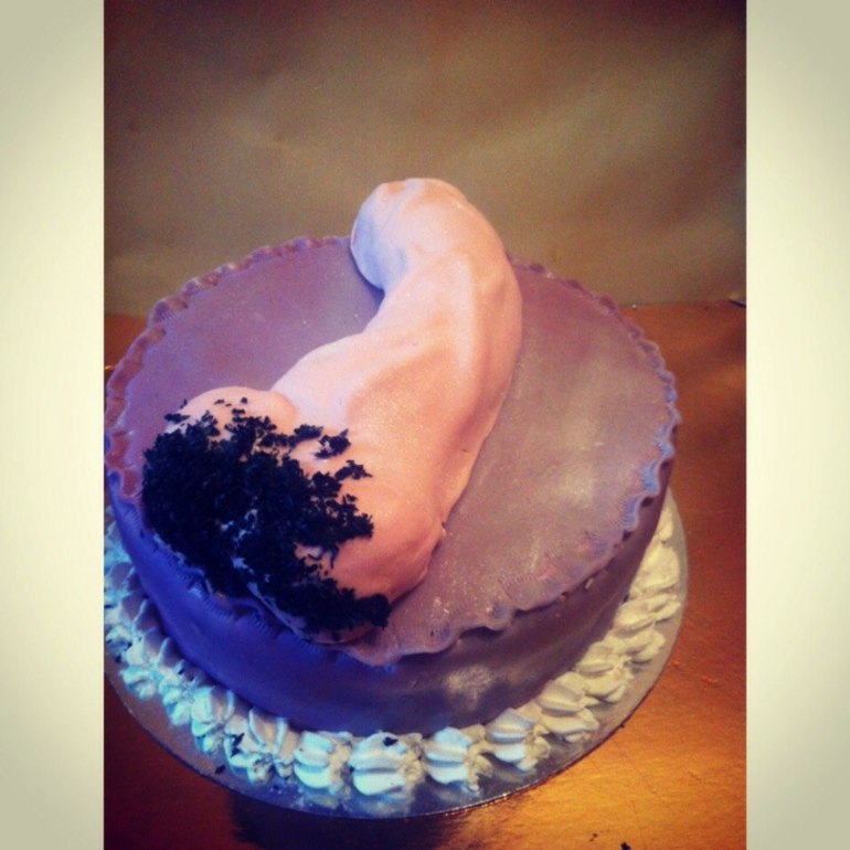 Торт с половым органом :))