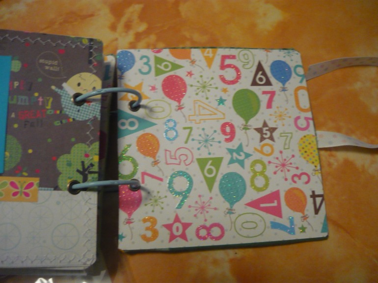 Мини альбомчик , сделанный с племяшем)