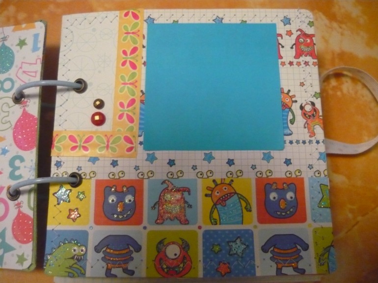 Мини альбомчик , сделанный с племяшем)