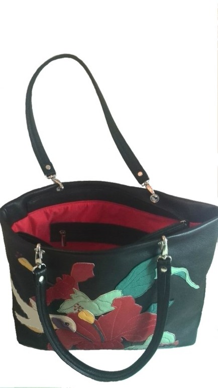 Большая кожаная сумка