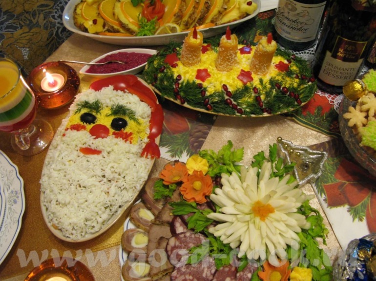 Идеи для дизайна новогодних блюд