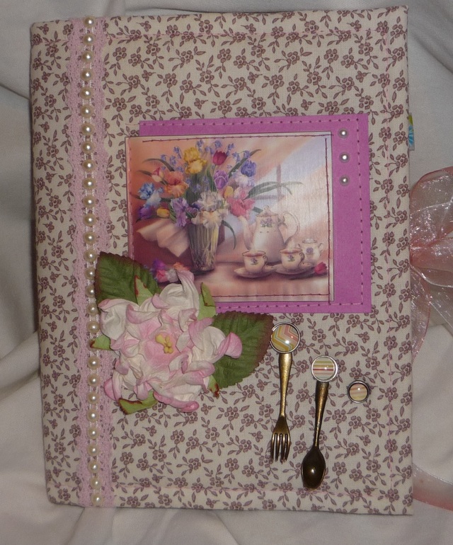 Цветочный кулинарный блокнот.