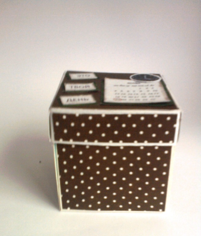 Моя первая коробочка