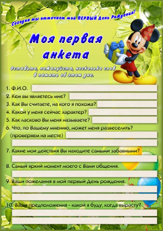 Наборы для празднования Первого Дня рождения, плакаты, макеты для футболок и многое другое!