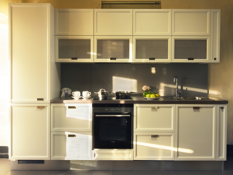 Складская программа кухонь фабрики Scavolini (Италия).