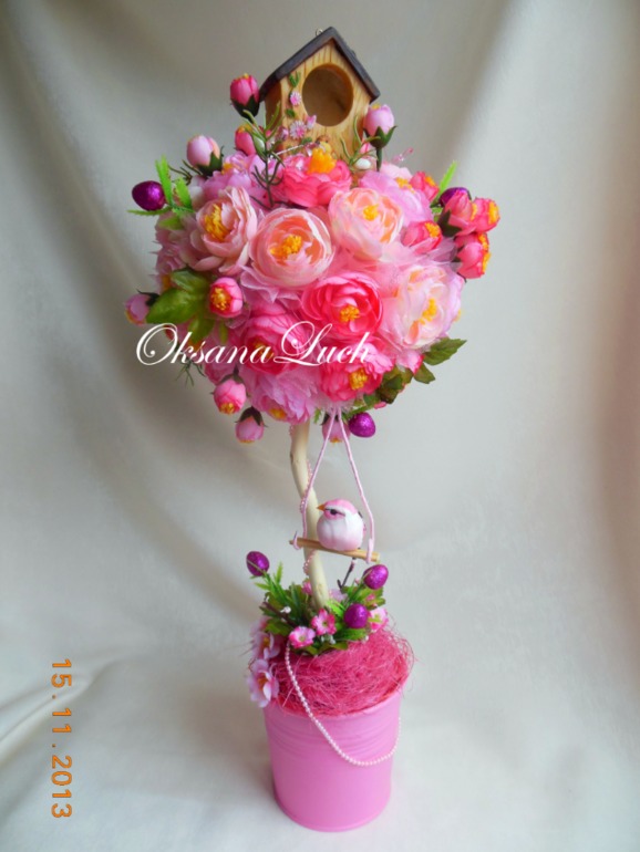 Фантазийное деревце "Малиновки заслышав голосок".