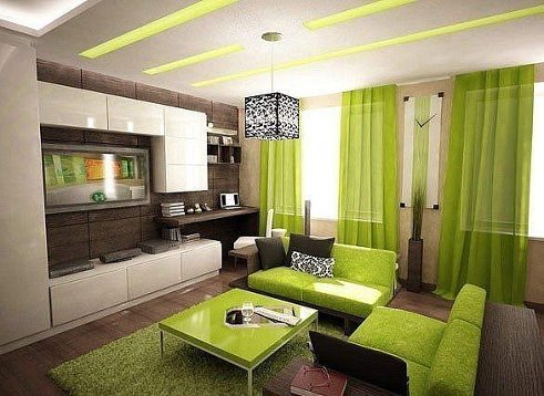 Фисташковая гостиная