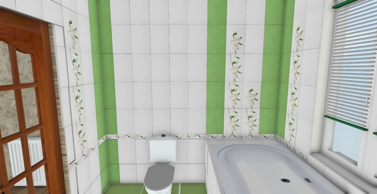 Снова я про плитку в ванной...)))