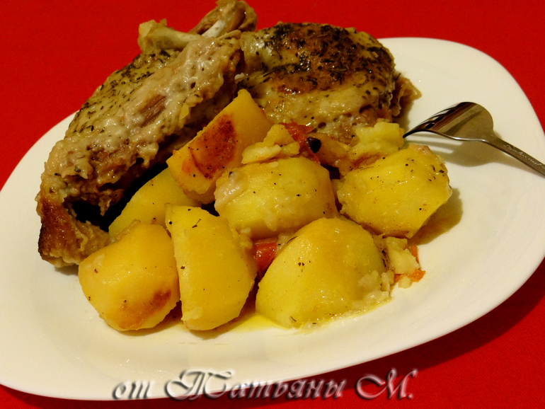 Утиное жаркое сливочное...)))