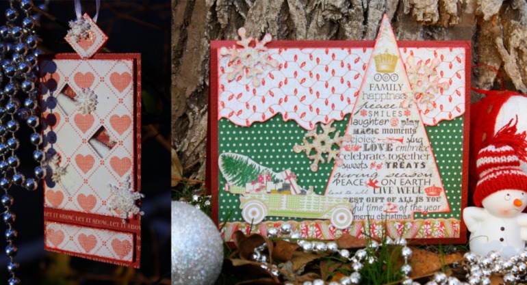 Новогодняя открыточка и тэг