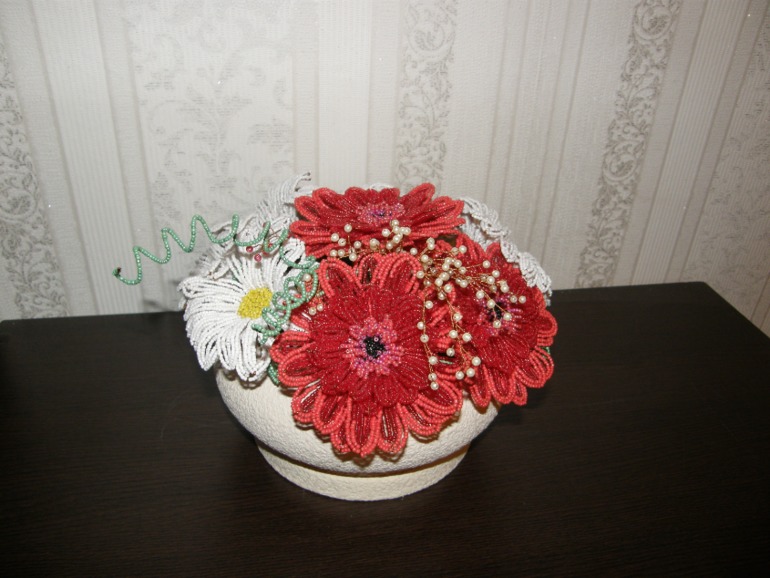 Ромашки и герберы