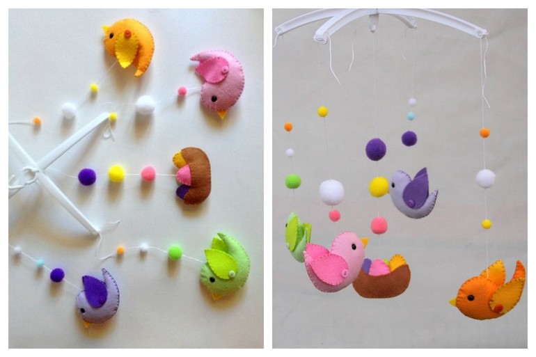 Игрушки из фетра для малышей