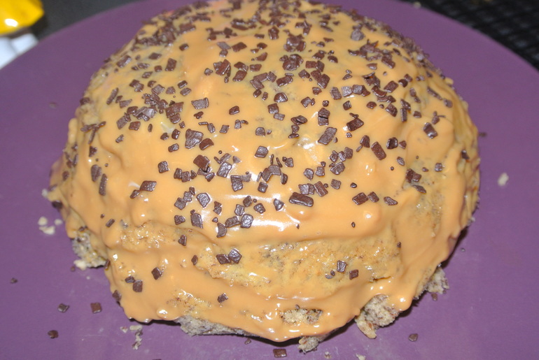 Ореховый торт за 5 минут в микроволновке