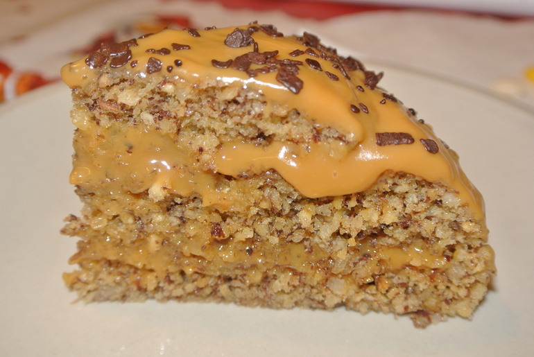 Ореховый торт за 5 минут в микроволновке