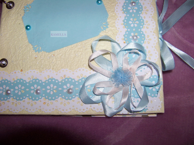 Блокнотик  " Голубая нежность"