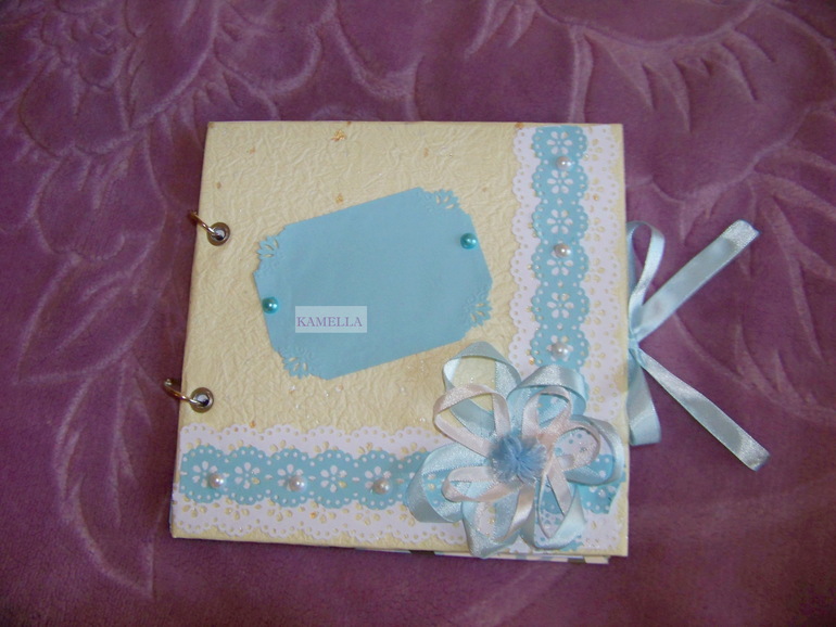 Блокнотик  " Голубая нежность"