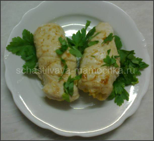 Куриные рулетики