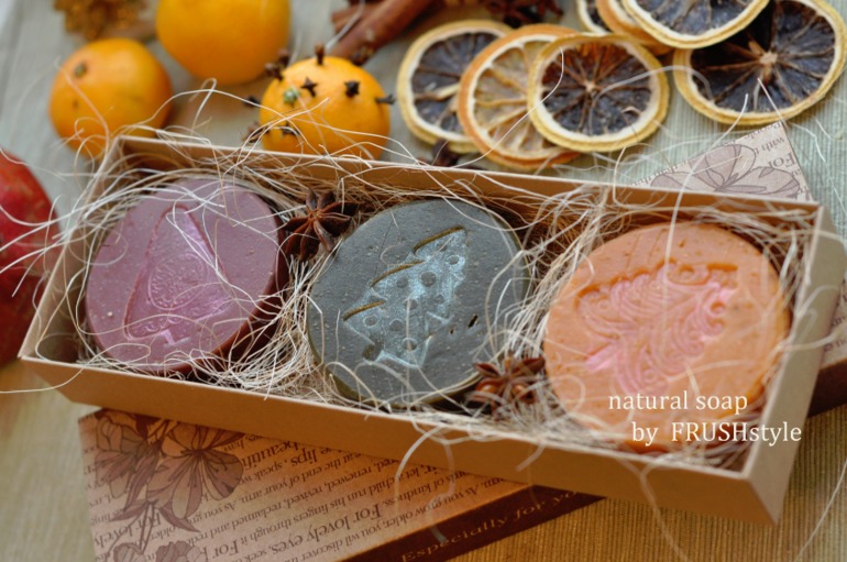 Новогоднии мыльные наборы