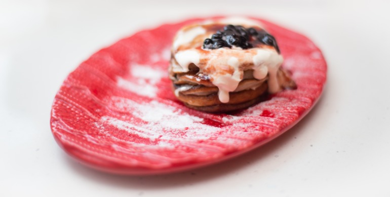 Оладушки со сметаной