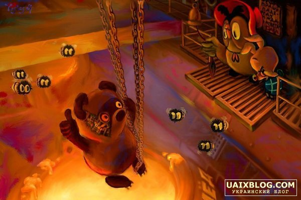 Герои мультфильмов в необычных ролях