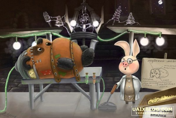 Герои мультфильмов в необычных ролях