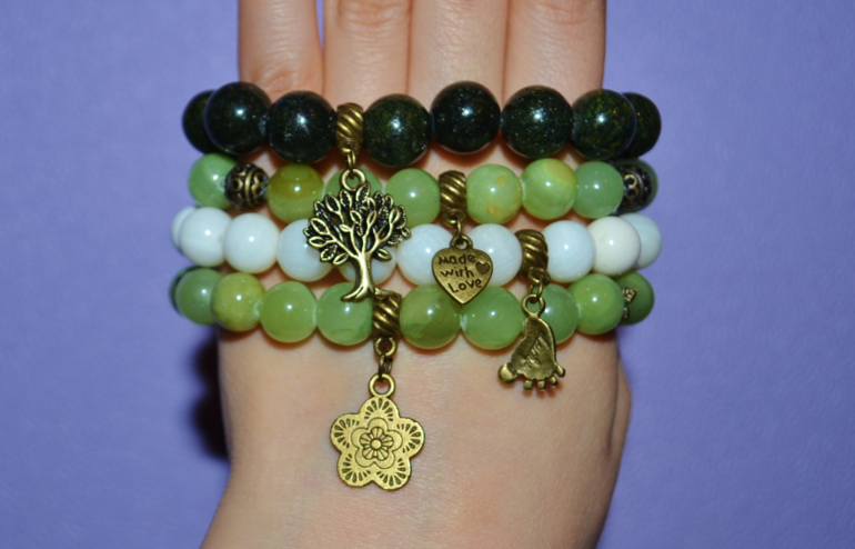 Браслеты ручной работы из полудрагоценных камней. Браслеты есть в наличии и под заказ!!!