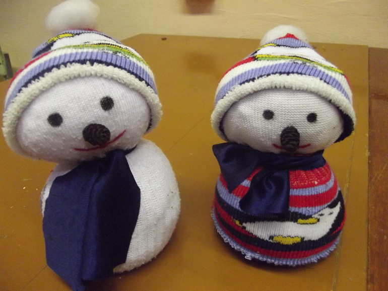 Ну и мы со снеговиками!