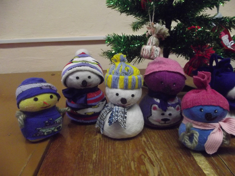 Ну и мы со снеговиками!