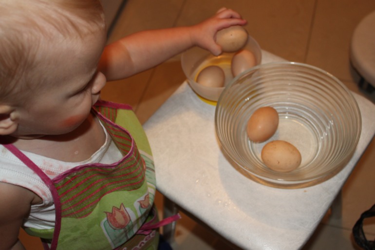 Как мы готовили шарлотку