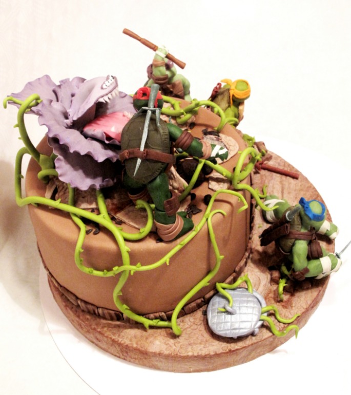 Черепашки Ниндзя. Битва с растением-пришельцем