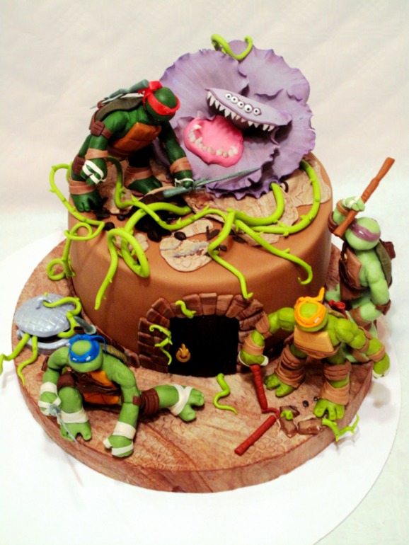 Черепашки Ниндзя. Битва с растением-пришельцем