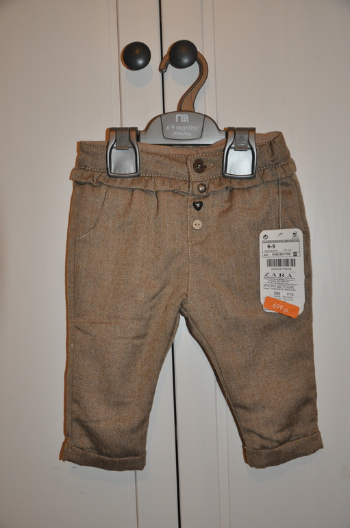 Продам брюки ZARA размер 6-9 мес 500 руб.