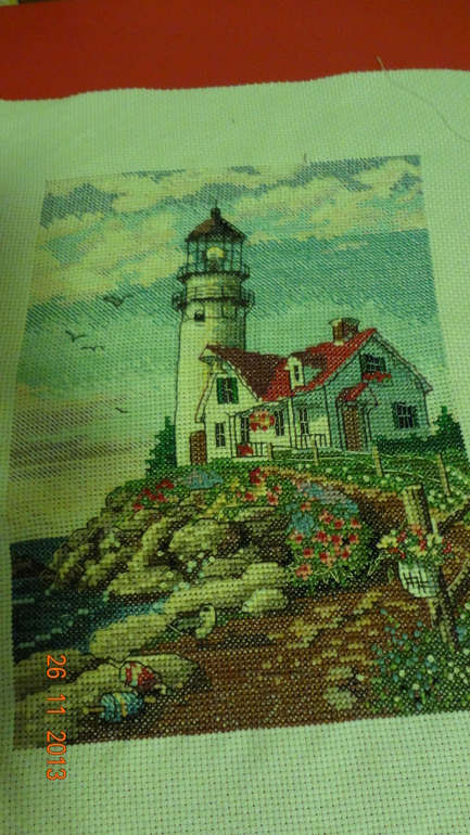 Вышила Маяк от  Дим!