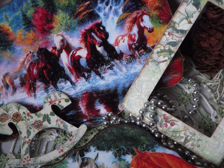 Новогодний декупаж- 2.