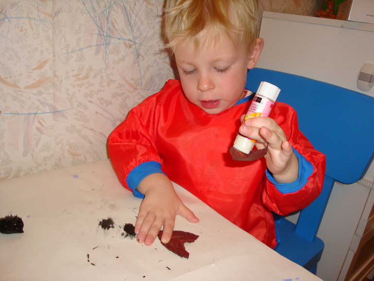 Первая поделка в садик